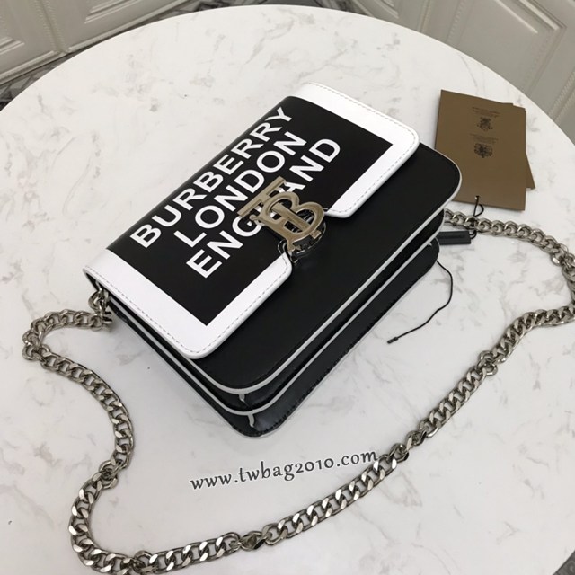 Burberry專門店新款小號字母TB專屬標識皮革鎖扣包 巴寶莉經典爆款皮革單肩斜背女包 yxb1377